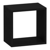 Nicho 20x20 Preto Mdf Decoração Quarto Sala Banheiro