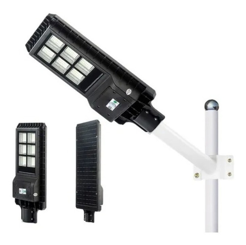 Luz Led Solar Exterior Jardin 90w + Soporte De Regalo