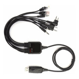 Cable De Programación Usb 8 En 1 Para Radio Kenwood/quanshen