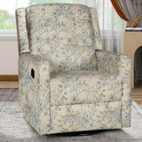 Sillón Mecedora Reclinable, Silla De Lactancia, Estampado De