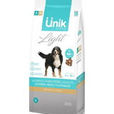 Alimento Unik Perro Adulto Mordida Mediano Grande Light 15kg