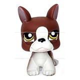 Littlest Pet Shop Lps Cachorro Boston Terrier Marrom Hasbro