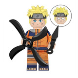 Naruto Uzumaki Classico Linha Top Blocos Boneco
