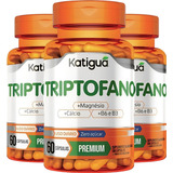 Kit 3x Triptofano + Vitamina B6 + Magnésio + Cálcio 