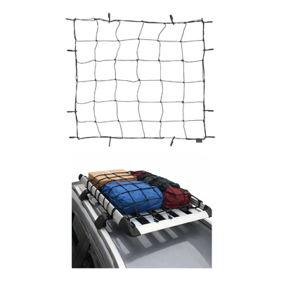 Red Carga Elástica 100x100 Cm Camioneta Remolque Canastila Negro