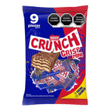 5 Pack Chocolate Con Arroz Inflado Mini Crunch Nestle 108