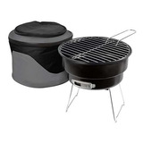 Asador Parrilera Con Hielera Camping 