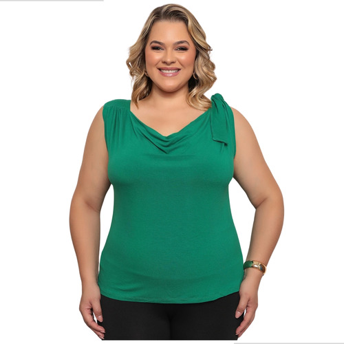 Blusa Elegante Feminina Adulto Plus Size Social Luxo Verão 