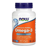 Omega-3 Now Foods 100 Softgels Importado 