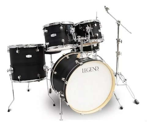 Bateria Acustica Legend Classic Serie 2. Fierros. Banqueta