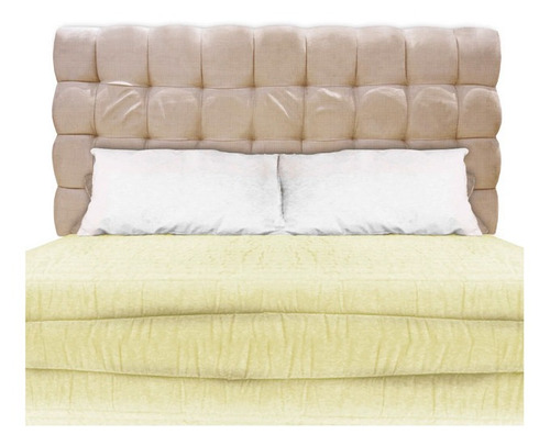 Muebles Cabecera Avery Beige Queen Size Cabezal Cama