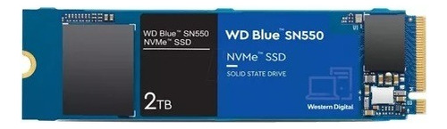 Disco Sólido Interno Western Digital Sn550 Wds200t2b0c 2tb