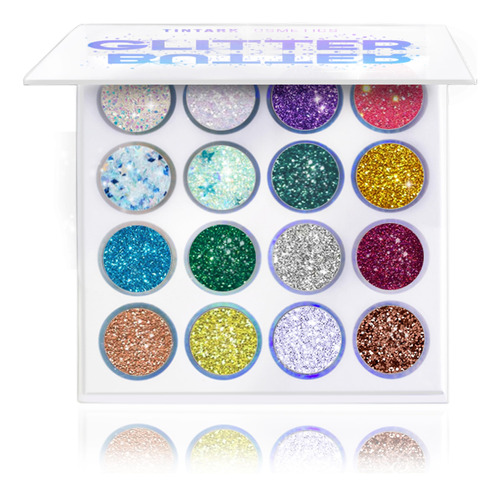 Tintark Paleta De Sombras De Ojos Glitter Butter Spark, 16 P