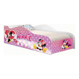 Cama Solteiro Minnie Rosa, Moveis Bebe, Cama De Menina