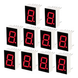 10 Pzas. Display 7 Segmentos 1 Dígito Rojo Dip10 0.56 Catodo