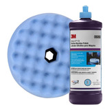 3m Kit Abrillantador 1 Borla Azul 33286 Y Pulidor 1lto 06068