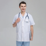 Pharmacy Coats Pet Uniform Doctor Scrubs Coat Service Short