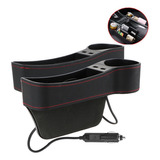 Caja Organizadora Usb For Asiento De Coche, Color Negro, 2