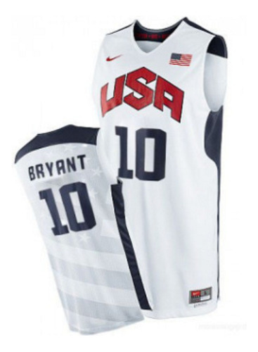 Camisa Seleção Eua - Londres 2012 #10 Kobe Bryant- Exclusivo