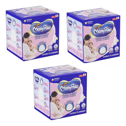 Absorvente Para Seios Mamypoko Protetor De Mama 36 un