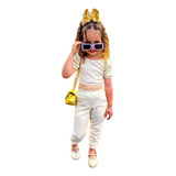 Conjunto Infantil Feminino Para Menina Moda Criança Min Diva