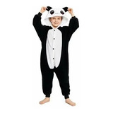 Mameluco Pijama Kigurumis Panda  Para Niños/niña