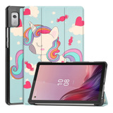 Funda Smart Para Lenovo Tab M9 2023 Tb-310 Unicornio