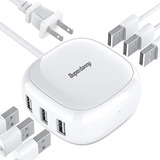 Estación De Carga Superdanny Mini Usb De 40 W 8 A -blanco