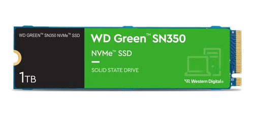 Disco Solido Ssd Western Digital Green Sn350 M.2 2280 1tb P