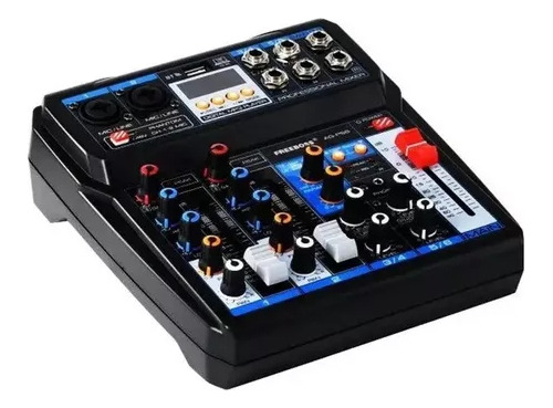 Mesa De Som 6 Canais Mixer Bluetooth 16 Efeitos Estéreo