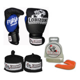 Vendas 3,5mts + Guantes Furia + Bucal Combo Entrenamiento K1