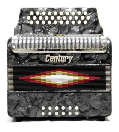 Acordeon Botones Sol Gris C3012gp Century Envio Inmediato 