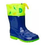 Bota Lluvia Niño Antiderrapantes Dino Impermeable Figuras 