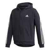 Campera adidas Training 3 Stripes. Ng Bl Tienda Oficial