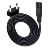 Cable De Poder Tipo 8 Profesional 1.8mt Universal 220v