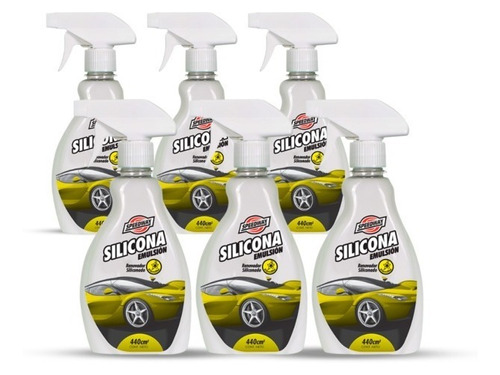 Silicona Emulsión Para Auto Speedway Spray X 440 Cc X 6 Un.