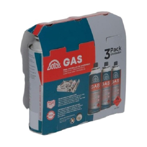 Pack De 3 Gases Doite 227 Grs Propano Butano Cocinilla 