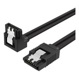 Cable Datos Sata 3.0 6gbps L Negro 40cm Hdd Hembra Hembra