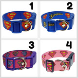 Collar Perro Grande O Pequeño Superhéroes  Superman