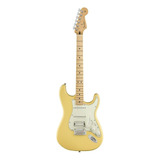 Guitarra Eléctrica Fender Player Stratocaster Hss De Aliso Buttercream Brillante Con Diapasón De Arce