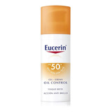Eucerin Sun Gel-crema Oil Control Toque Seco Fps 50+ 50ml