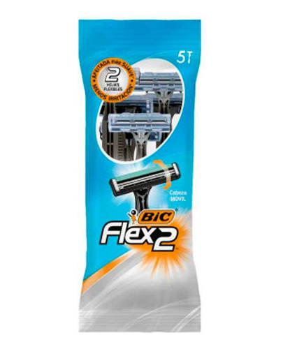 Pack X 24 Unid. Maquina  Flex 2 Filos 1 Un Bic Hojas Y Maqu