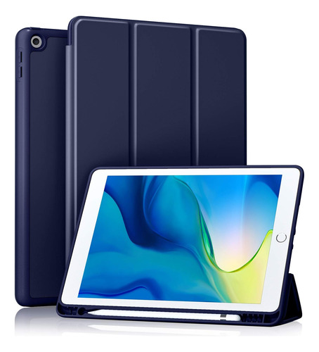 Funda Para iPad 10.2 Akkerds 9na/8va/7ma Gen C/soporte Lápiz