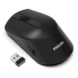 Mouse Inalambrico Ergonómico ( ) M374 Philips Color Negro