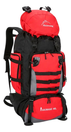 Mochila Outdoor De 90 Litros Trekking Camping Para Viaje 