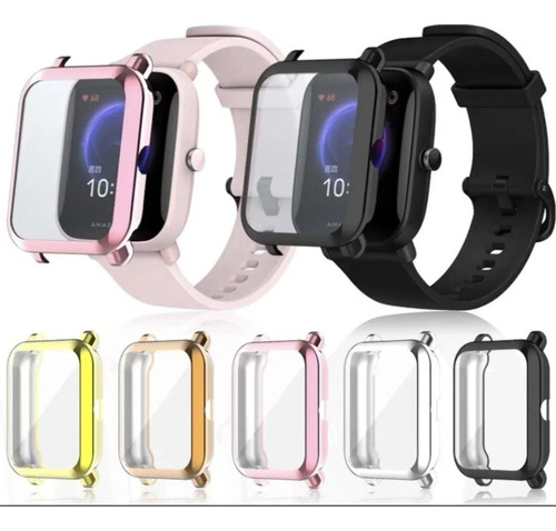 Case Capa 2em1 Com Proteção Para Amazfit Gts 2mini Bip U Pro