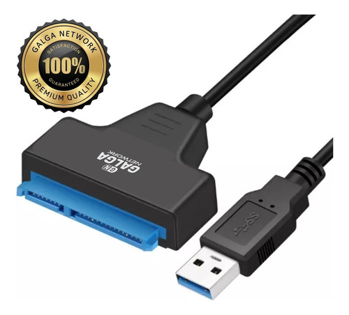 Cable Adaptador Usb 3.0 A Sata 2.5 Discos Rigidos (chip1153) Color Negro