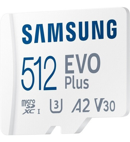 Samsung Micro Sdxc Evo Plus 512gb 130mb/s U3 (branco)