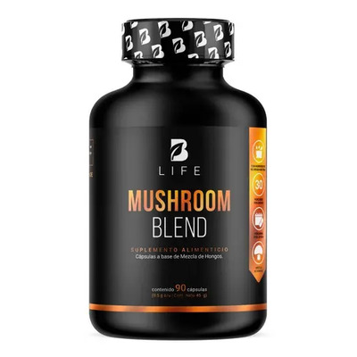 Complejo De Hongos De 90 Cápsulas. Mushroom Complex, B Life Sabor Sin sabor | Meses sin interés