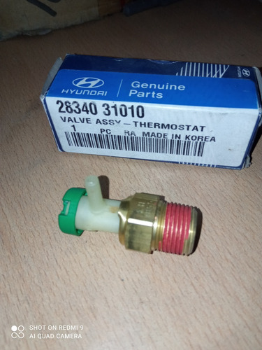 Valvula Termostato De 1 Conector Hyundai Excel Foto 2